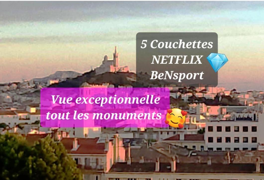 Sublime 2 Pieces Vue Incroyable Mer Et Tout Les Monuments De Марсилия Екстериор снимка